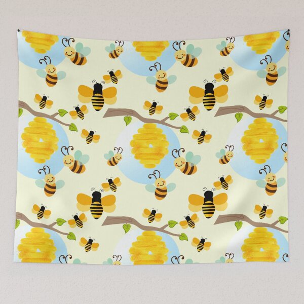 Item preview, Bumblebee. Beautiful honeybee seamless pattern.  designed and sold by docferds.