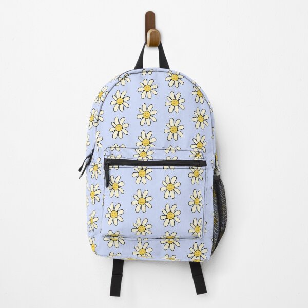Item preview, Grumpy Daisy Flower on Blue designed and sold by fogoosherie.