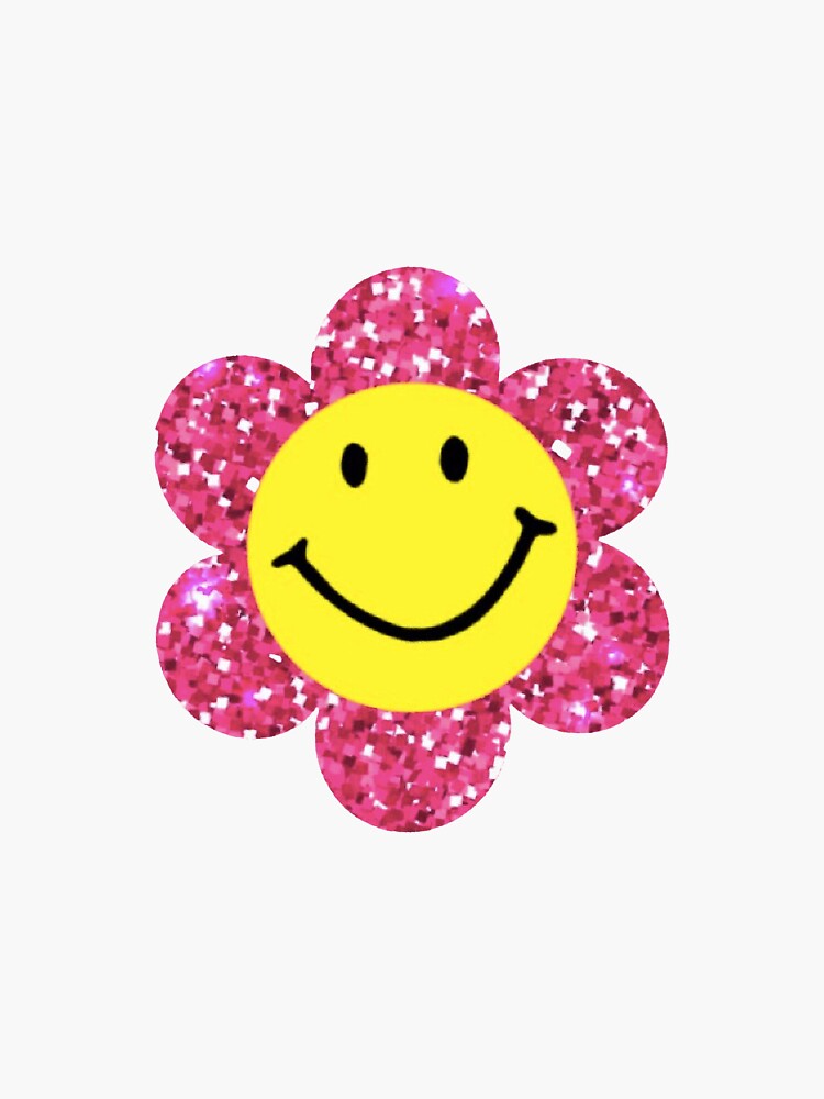 Sparkle Smiley Face Stickers