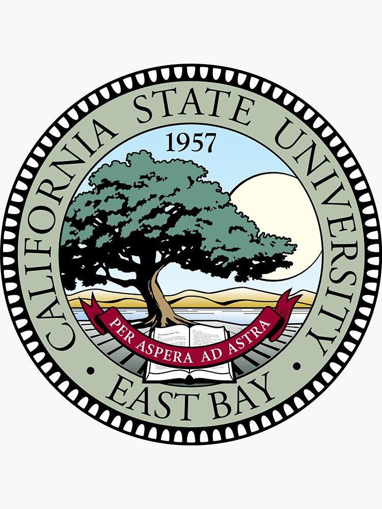 "CSUEB university Logo" Sticker for Sale by diamante24 Redbubble