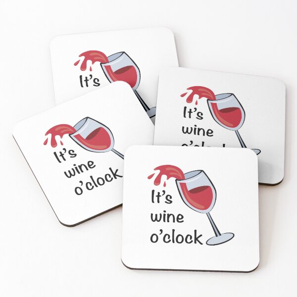 Item preview, It's wine o'clock designed and sold by Elis-Art.