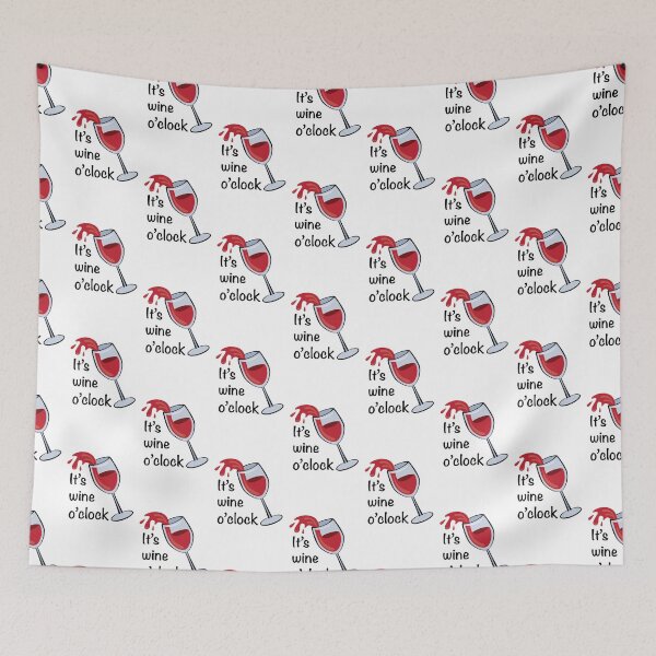 Item preview, It's wine o'clock designed and sold by Elis-Art.