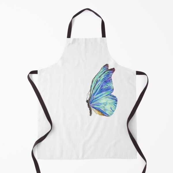 Item preview, aqua and blue green morpho flying butterfly designed and sold by leiriin.