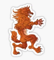 Wolf Coat of Arms Sticker