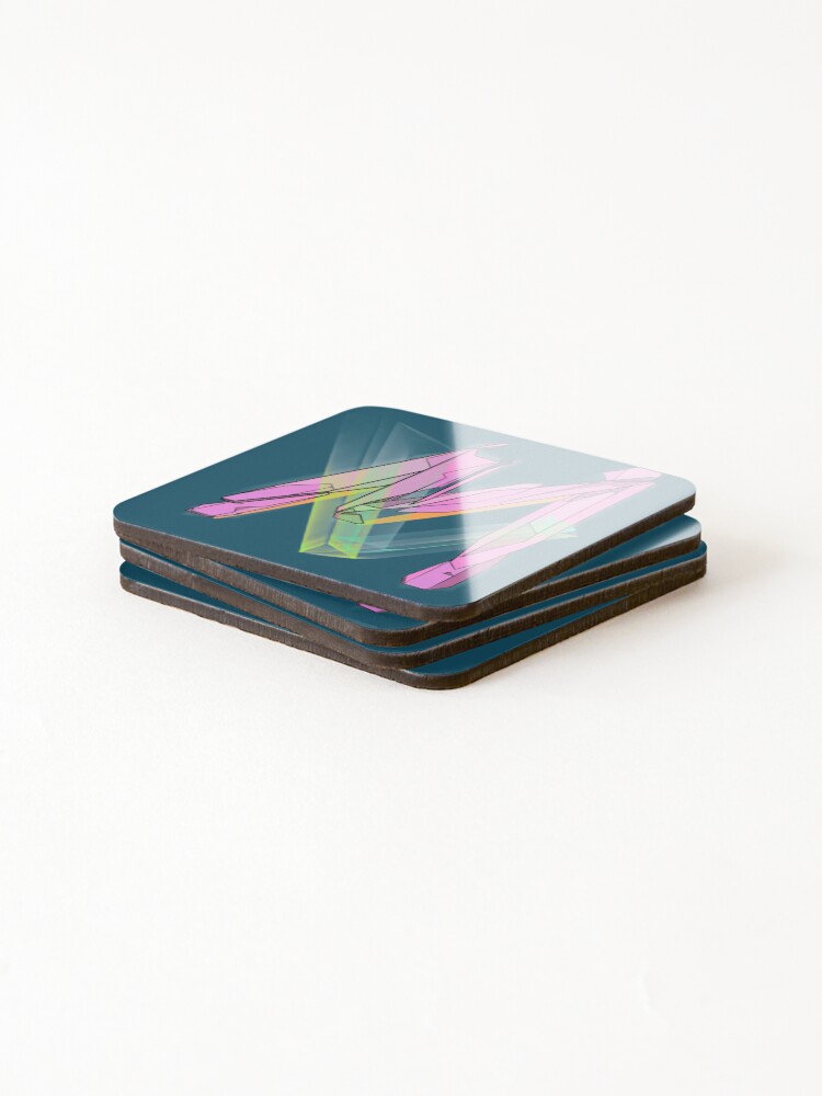 Thumbnail 4 of 5, Coasters (Set of 4), Abstract M designed and sold by ReeceArt.