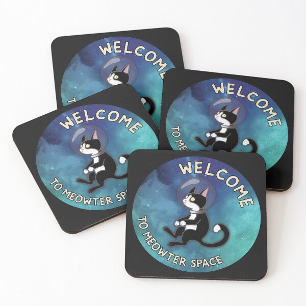 Item preview, Welcome To Meowter Space! Funny Tuxedo Cat Astronaut is ready for Space Adventure - Funny designed and sold by ShyOwlet.