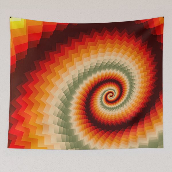 Item preview, Colorful Psychedelic Spiral  designed and sold by Ksaavet.