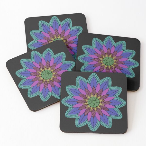 Item preview, Rainbow Flower Mandala designed and sold by 13thWiTCH.