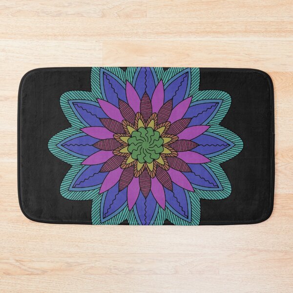 Item preview, Rainbow Flower Mandala designed and sold by 13thWiTCH.