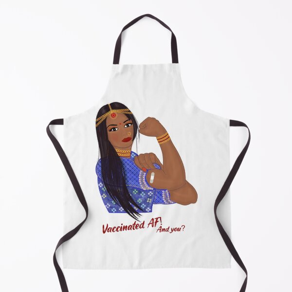 Item preview, Vaccinated AF Desi Riveter designed and sold by MbaArtist Designs.