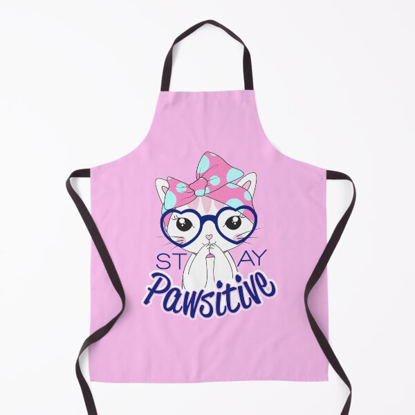 Item preview, Funny Stay Positive Cat designed and sold by StormyMuse.