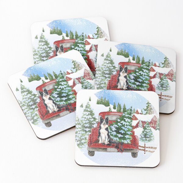 Item preview, Christmas Border Collie designed and sold by OrnamentallyYou.