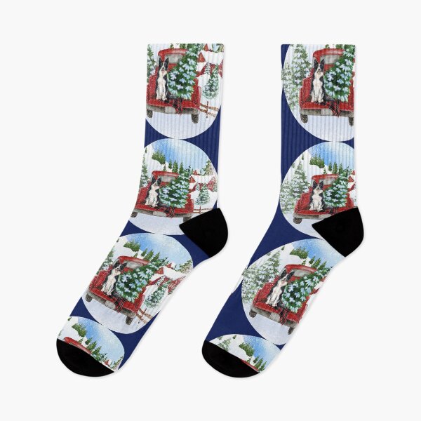 Item preview, Christmas Border Collie designed and sold by OrnamentallyYou.