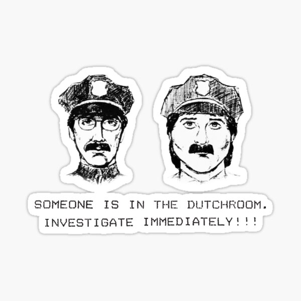 Gardner Heist Sketches Sticker
