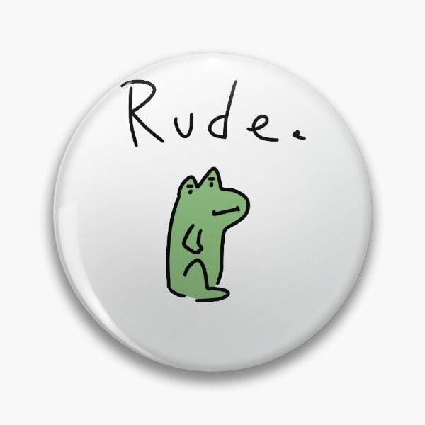 Item preview, Rude Frog designed and sold by Peachiku.