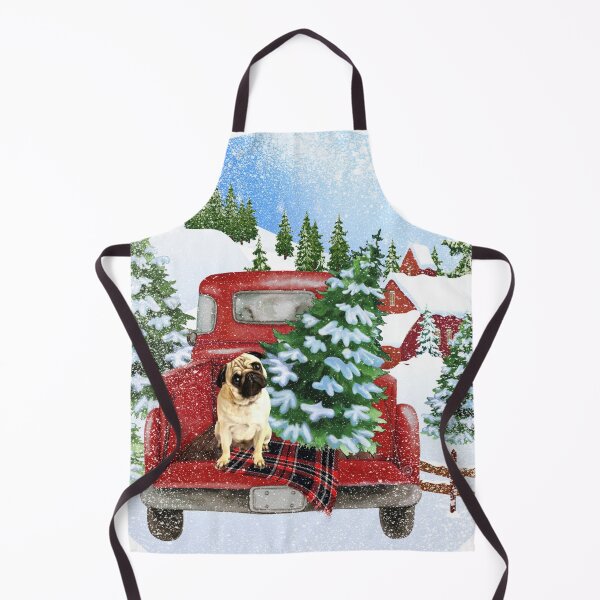 Artikelvorschau, Weihnachtsmops entworfen und verkauft von OrnamentallyYou.