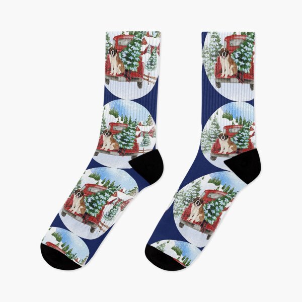 Item preview, Christmas St Bernard designed and sold by OrnamentallyYou.
