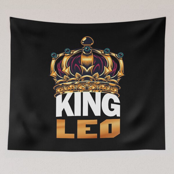 Item preview, King Leo - Leo Zodiac Birthday Gifts designed and sold by Tee Revolution.