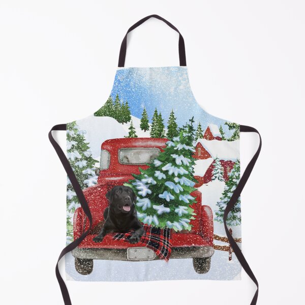 Item preview, Christmas Black Lab designed and sold by OrnamentallyYou.