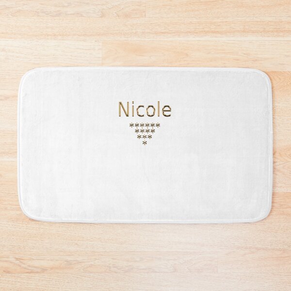 Item preview, American Woman Name - Golden Name Nicole designed and sold by MOKAdesign.