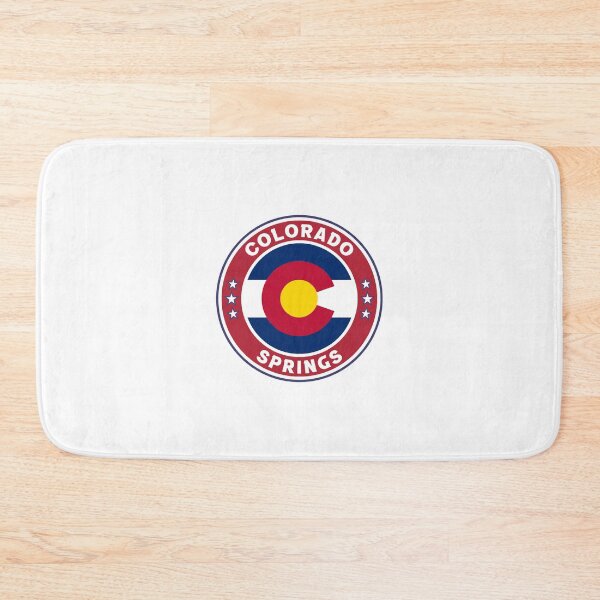 Item preview, Colorado Springs with Colorado State Flag inside USA Flag Colors designed and sold by Dexter Freeman.