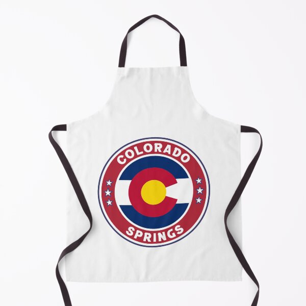 Item preview, Colorado Springs with Colorado State Flag inside USA Flag Colors designed and sold by Dexter Freeman.