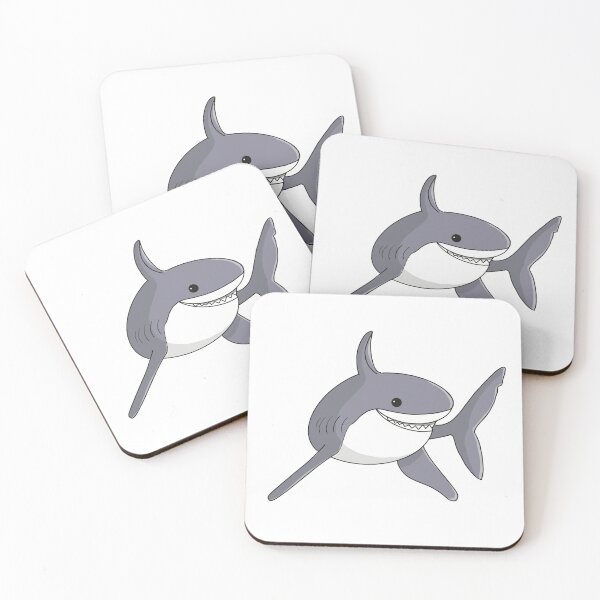 Item preview, Cute Great White Shark designed and sold by Crittertastic.