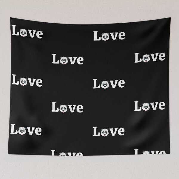 Item preview, Love Panda, I love Pandas, patterned designed and sold by JRice66.