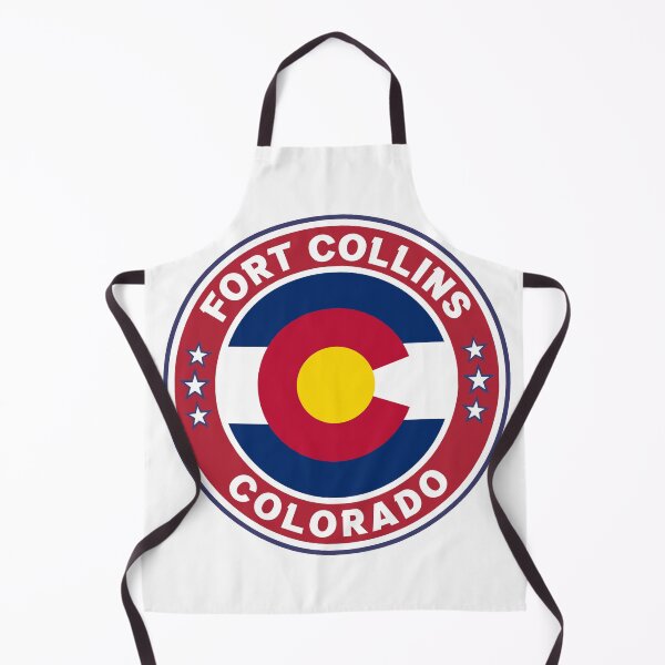 Item preview, Fort Collins - Colorado State Flag inside USA Flag Colors designed and sold by Dexter Freeman.