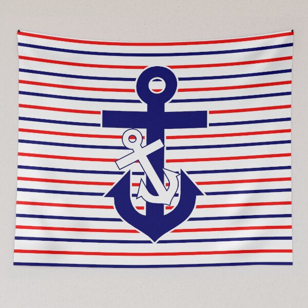 Item preview, Red, White & Blue Two Anchors designed and sold by DJDesigns70.