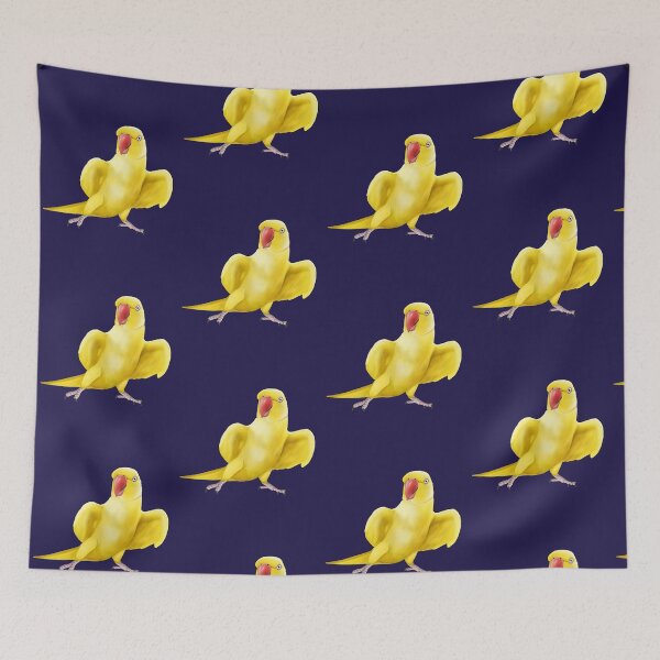 Item preview, Yellow Indian Ringneck Parrot designed and sold by Mehu.