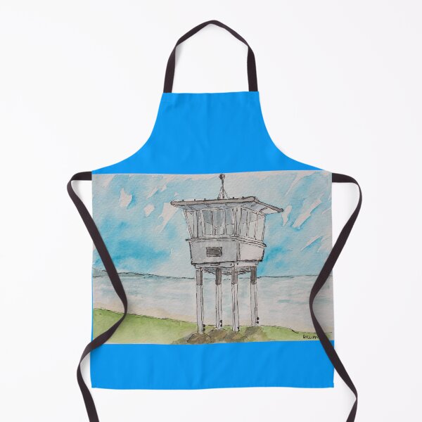Item preview, Narrowneck Beach Tower - watercolour designed and sold by Gillian Scott.