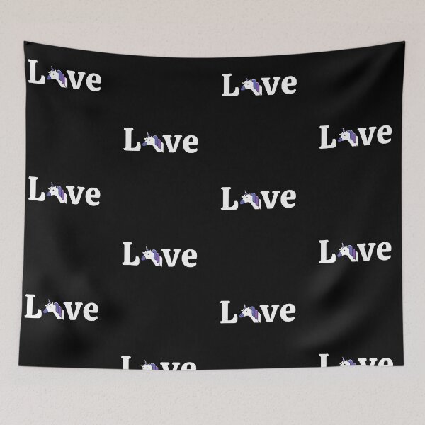 Item preview, Love Unicorn, I love Unicorns, patterned designed and sold by JRice66.