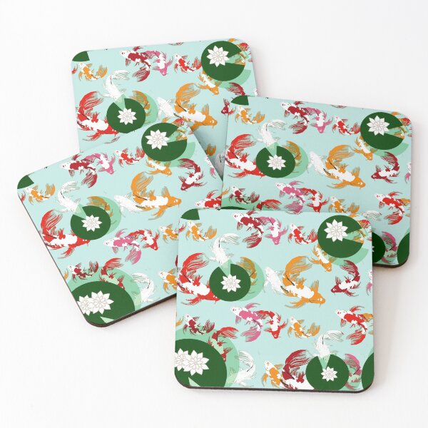 Item preview, Subtle Lesbian Flag Koi Pond designed and sold by -Gedwolcraeft-.