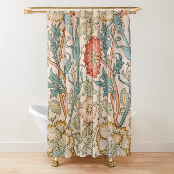 Vista previa del artículo con la obra «Rosa y rosa de William Morris», diseñado y vendido por digitalvintage.