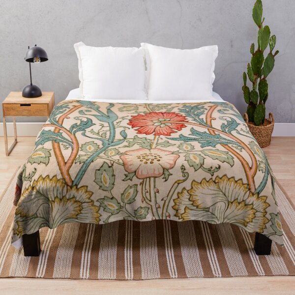 Vista previa del artículo con la obra «Rosa y rosa de William Morris», diseñado y vendido por digitalvintage.
