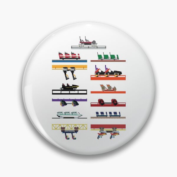 Item preview, Six Flags Great America Coaster Cars Design designed and sold by CoasterMerch.