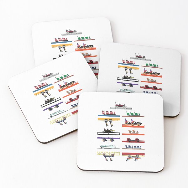 Item preview, Six Flags Great America Coaster Cars Design designed and sold by CoasterMerch.