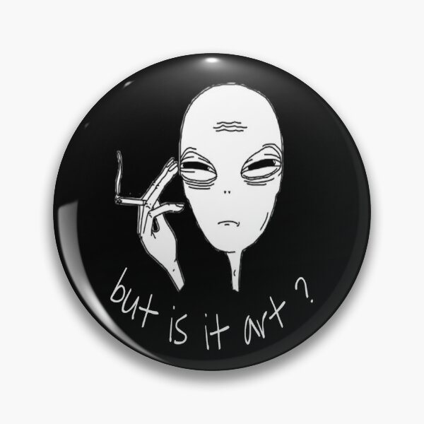 Item preview, Alien But Is It Art funny Smoking Alien designed and sold by LITSHOGEN.