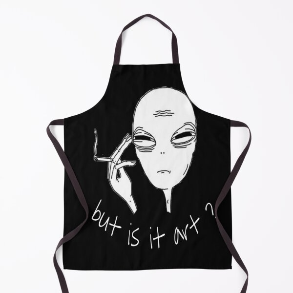 Item preview, Alien But Is It Art funny Smoking Alien designed and sold by LITSHOGEN.
