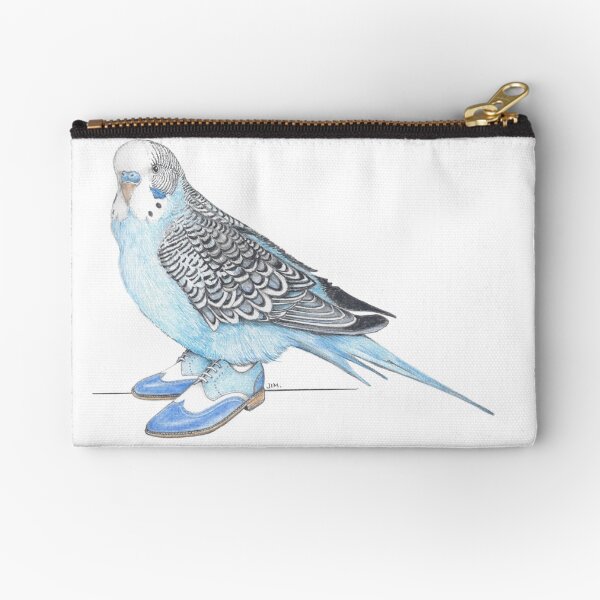 Item preview, Budgie in Blue 2-toned wingtips designed and sold by JimsBirds.