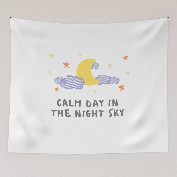 Item preview, CALM DAY IN THE NIGHT SKY designed and sold by Downneees.