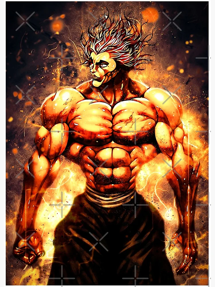 Yujiro Hanma Baki Anime Girl Gift Art Board Print for Sale by Spacefoxart