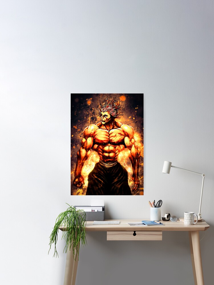 Yujiro Hanma Baki Anime Girl Gift Art Board Print for Sale by Spacefoxart