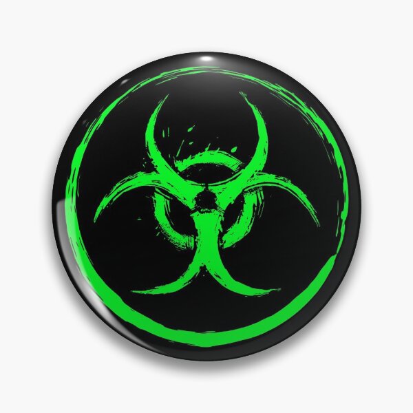 Item preview, Green Biohazard Symbol Sketch designed and sold by EBM-Gear.