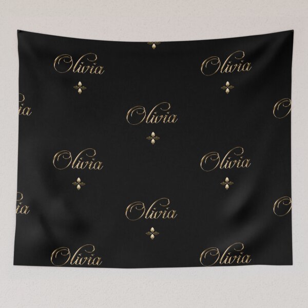Item preview, Olivia American Woman Name - Luxury Golden designed and sold by MOKAdesign.