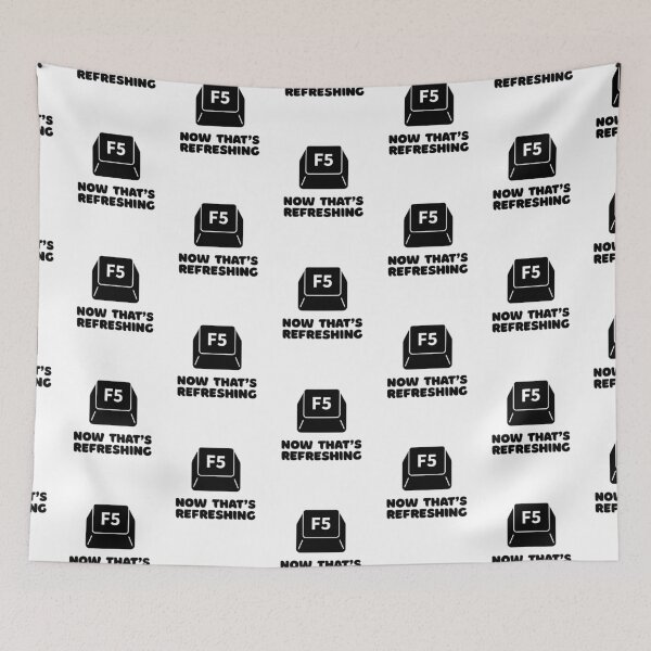 Item preview, Funny F5 Shortcut Keyboard Key Now That's Refreshing Humor Women Men designed and sold by Teeleo.