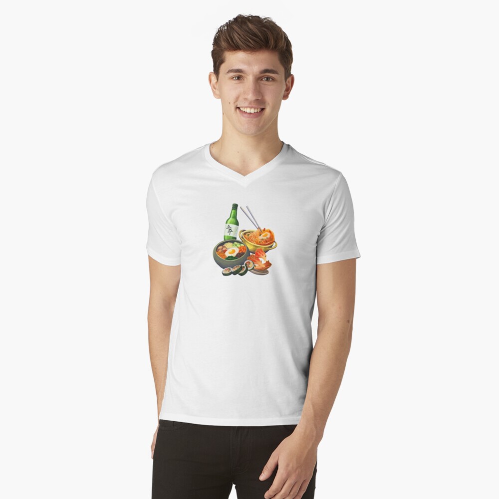 Item preview, V-Neck T-Shirt designed and sold by rawmawr.