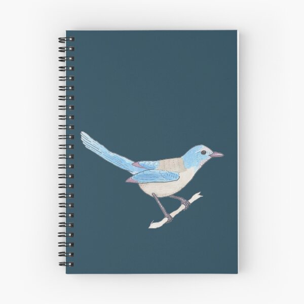 Item preview, Florida Scrub Jay watercolor bird species art designed and sold by TheWaterBirds.