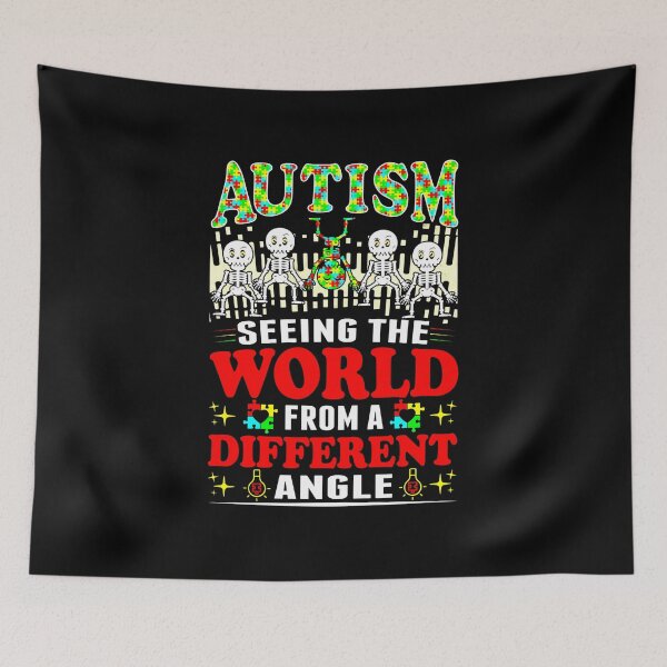 Item preview, Seeing The World From A Different Angle Autism Awareness Gift designed and sold by TTFMerch.